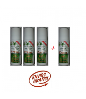 RESCUE GEL ROLL-ON ALOE, ACEITE DE OLIVA Y ARNICA 60ML NATURA BENESSERE OFERTA 3+1