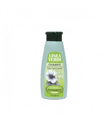 LINEA VERDE CHAMPU ANTICASPA-ANTICAIDA CON CAPUCHINA 400ML