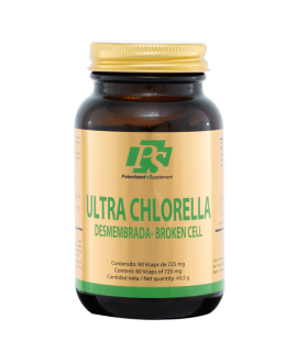 ULTRA CHLORELLA DESMENBRADA LAB. PS 60CAPS.