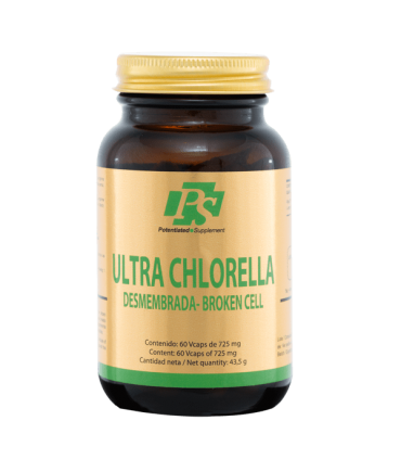 ULTRA CHLORELLA DESMENBRADA LAB. PS 60CAPS.
