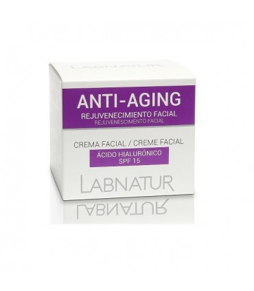 CREMA ANTI-EDAD ÁCIDO HIALURONICO SPF 15 50ML LABNATUR SIN PARABENOS/ALERGÉNOS