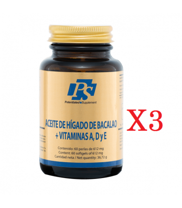 AC. BACALAO 60 PERLAS PS OFERTA 3 BOTES