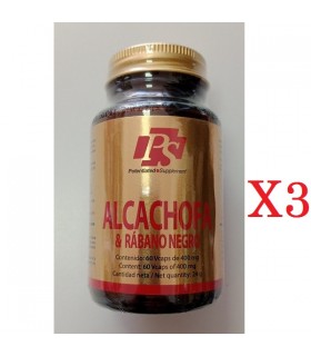 ALCACHOFA Y RABANO NEGRO 60 CAPS PS OFERTA 3 BOTES