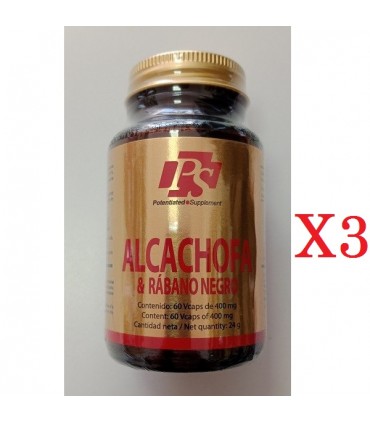 ALCACHOFA Y RABANO NEGRO 60 CAPS PS OFERTA 3 BOTES