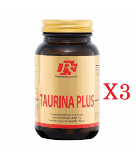 TAURINA PLUS 60 CAPS PS OFERTA 3 BOTES