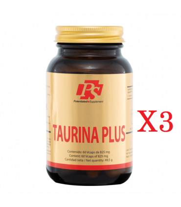 TAURINA PLUS 60 CAPS PS OFERTA 3 BOTES
