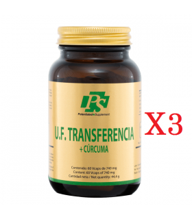 U.F. TRANSFERENCIA+CURUMA 60 CAPS OFERTA 3 BOTES