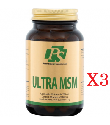 ULTRA MSM 60 CAPS PS OFERTA 3 BOTES