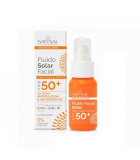 FLUIDO SOLAR FACIAL 50+ 50ML NATYSAL