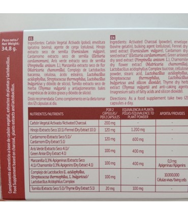 CARBON VEGETAL ACTIVADO (COMPLEX) 60 CAPS