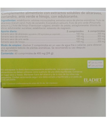 DIGEST GASES 60 COMP. ELADIET
