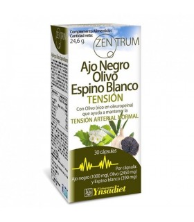 AJO NEGRO, OLIVO Y ESPINO BLANCO 30 CAPS YNSADIET
