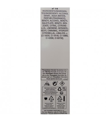 PERFUME IAP MUJER Nº14. 150ML