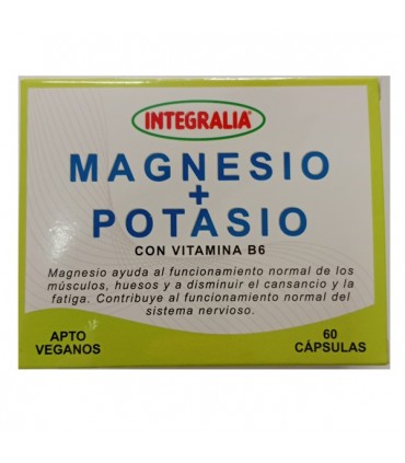 MAGNESIO+POTASIO 60 CAPS INTEGRALIA