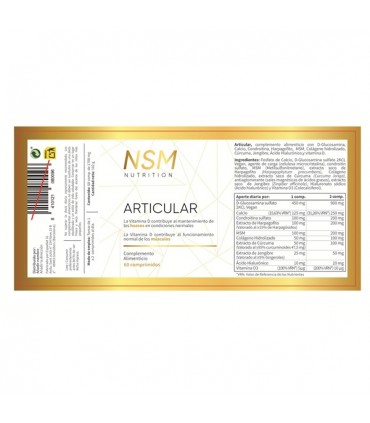 ARTICULAR NSM NUTRITION 60 COMPRIMIDOS