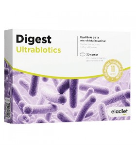 DIGEST ULTRABIOTICS FLORA INTESTINAL 30COMP.ELADIET PROBIOTICO 11 CEPAS