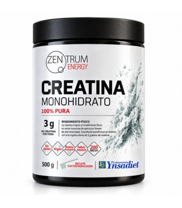 CREATINA MONOHIDRATO 100% PURA 500GR YNSADIET